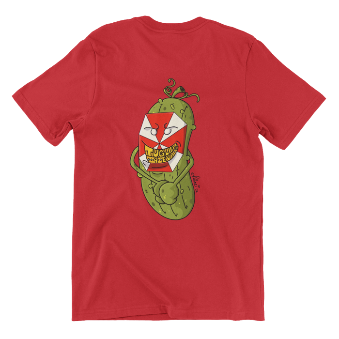 That-Umbrella-Guy-TUG's-Pickle-Tee-RedV2
