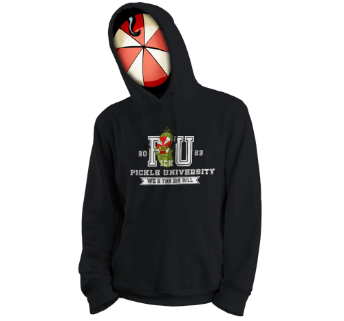 That-Umbrella-Guy-TUG's-Pickle-University-Hoodie-BlackV2