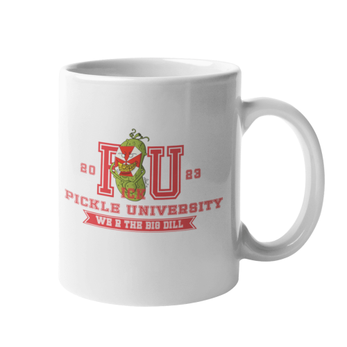 That-Umbrella-Guy-TUG's-Pickle-University-Mug-WhiteV2