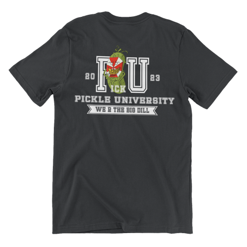 That-Umbrella-Guy-TUG's-Pickle-University-Tee-BlackV2